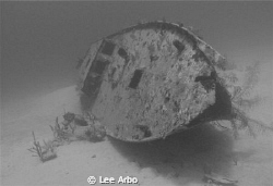 Wreck off Utila Honduras by Lee Arbo 